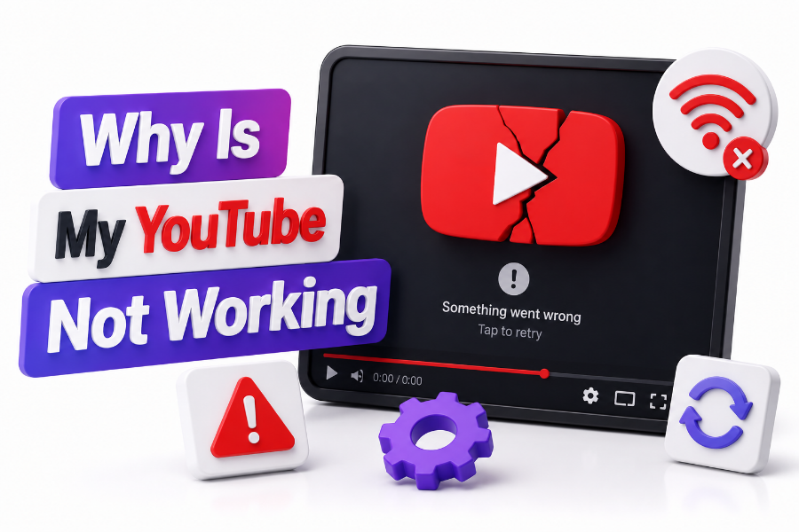 why is my youtube not working